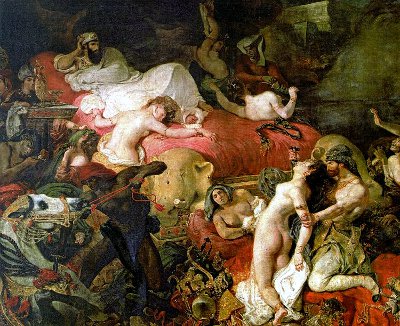La Mort de Sardanapale – Eugène Delacroix – 1827 – Musée du Louvre