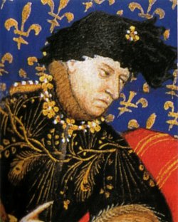 Charles VI, roi de France, par le Maître de Boucicaut - 1412