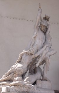 L’enlèvement de Polyxène par Pio Fedi - Loggia des Lansquenets à Florence