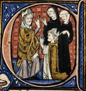 Évêque accusé par des religieux du péché de chair - Manuscrit de la bibliothèque de Dijon