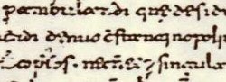 Fragment du manuscrit d’Arezzo relatant le voyage d’Égérie Fragment du manuscrit d’Arezzo relatant le voyage d’Égérie