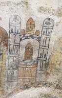 Jérusalem - Gravure rupestre des grottes de Jonas - XIe siècle
