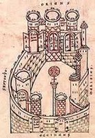 Jérusalem selon le croquis d’Arculfe Jérusalem selon le croquis d’Arculfe