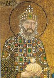 L’empereur Constantin - Mosaïque de la basilique Sainte-Sophie de Constantinople L’empereur Constantin - Mosaïque de la basilique Sainte-Sophie de Constantinople