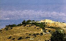 Le mont Nébo, la vallée du Jourdain et les montagnes de Judée