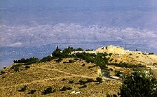 Le mont Nébo, la vallée du Jourdain et les montagnes de Judée Le mont Nébo, la vallée du Jourdain et les montagnes de Judée