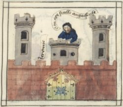 Le prophète Jérémie pleurant sur Jérusalem - manuscrit du XVe siècle - BNF Le prophète Jérémie pleurant sur Jérusalem - manuscrit du XVe siècle - BNF
