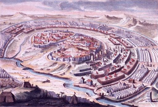 Le siège de Jérusalem par Nabuchodonosor (Livre des Rois XXV.1 et suiv.) - Augustin Calmet - 1710 