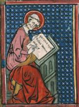 Moine écrivant une lettre Moine écrivant une lettre