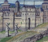 Pèlerins arrivant à Jérusalem - Histoire de Guillaume de Tyr XVe siècle Pèlerins arrivant à Jérusalem - Histoire de Guillaume de Tyr XVe siècle