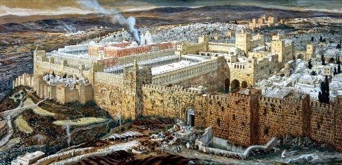 Reconstitution du temple de Jérusalem - James Tissot