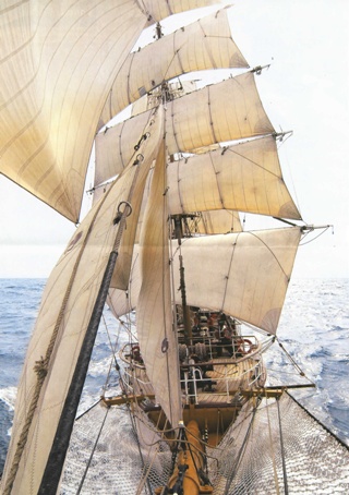 Le trois-mâts barque 'Europa' Le trois-mâts barque 'Europa'