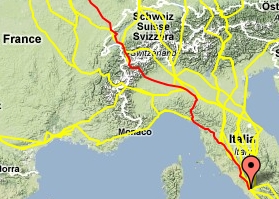 Le réseau des routes de la Via Francigena Le réseau des routes de la Via Francigena