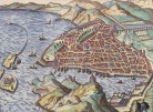 Vue de Marseille par Braun et Hogenberg - 1575