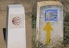 Carte des différents chemins de Compostelle en Espagne