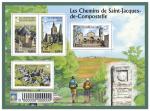 INSOLITE La Poste met à l’honneur les haltes des pèlerins sur les routes de Saint-Jacques-de-Compostelle à travers une série de timbres