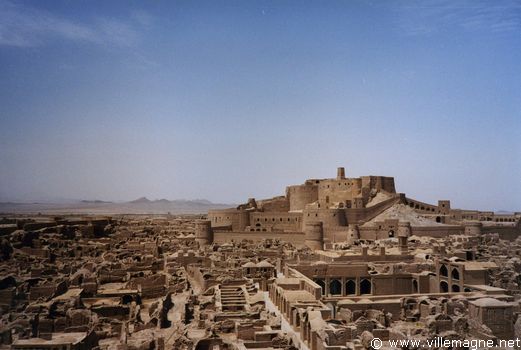 Citadelle de Bam avant le tremblement de terre qui l'a détruite