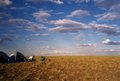 Campement dans le désert de Gobi Campement dans le désert de Gobi