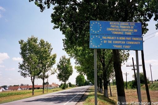La plaine roumaine à l’ouest du pays. La plaine roumaine à l’ouest du pays.