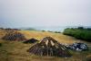 Fours à charbon de bois dans les monts Balkan - Bulgarie 
