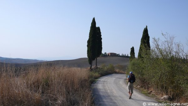 Au sud-est d’Arbia - Les crêtes siennoises Au sud-est d’Arbia - Les crêtes siennoises