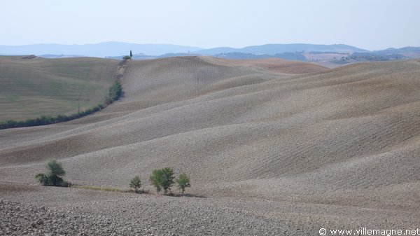 Au sud-est d’Arbia - Les crêtes siennoises Au sud-est d’Arbia - Les crêtes siennoises