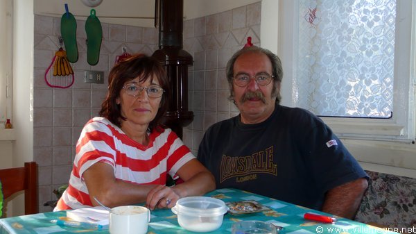 Daniel et sa femme à Le Moline Daniel et sa femme à Le Moline