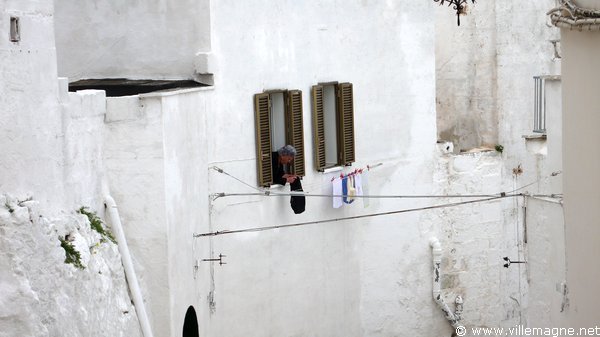 Dans le centre historique d’Ostuni Dans le centre historique d’Ostuni