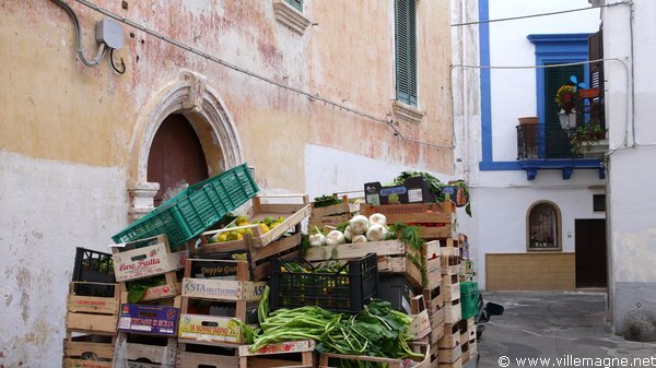 Dans le centre historique de Gallipoli Dans le centre historique de Gallipoli