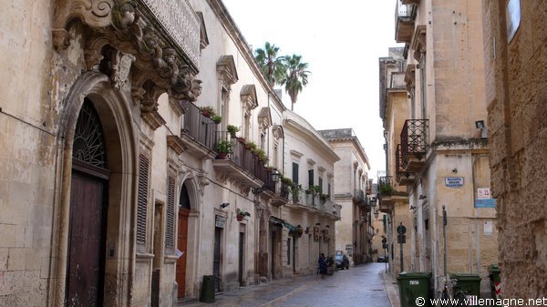 Dans le centre historique de Lecce