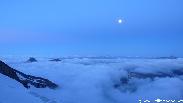 Depuis le refuge« Guide del Cervino » - 3480 m Depuis le refuge« Guide del Cervino » - 3480 m
