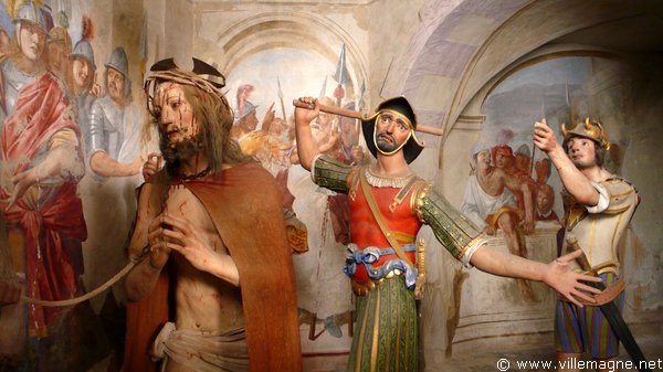 Des soldats conduisent Jésus au prétoire de Ponce Pilate Des soldats conduisent Jésus au prétoire de Ponce Pilate