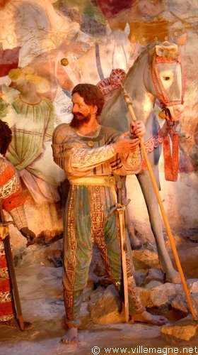 Détail d’un serviteur de la suite des rois mages Détail d’un serviteur de la suite des rois mages