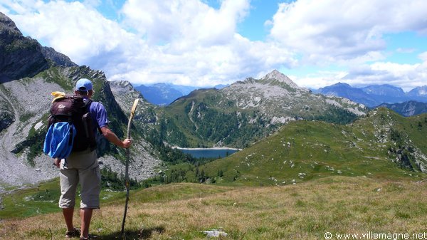 En arrivant au lac de Larecchio - direction ouest En arrivant au lac de Larecchio - direction ouest