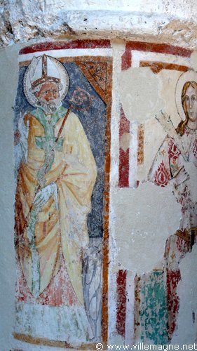 Fresques dans l’église Santa Maria Assunta (Sainte-Marie de l’Assomption) à Assergi - XIIIe siècle Fresques dans l’église Santa Maria Assunta (Sainte-Marie de l’Assomption) à Assergi - XIIIe siècle