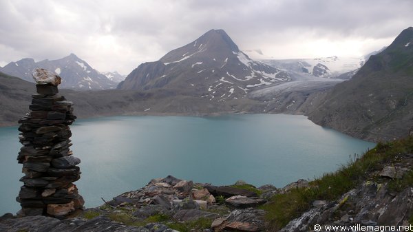 Glacier et lac de Gries