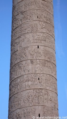 La colonne Trajane à Rome