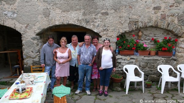 La famille de Luciano à San Lorenzo La famille de Luciano à San Lorenzo