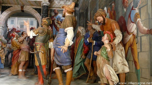 La foule des Juifs lors de la présentation de Jésus par Ponce Pilate La foule des Juifs lors de la présentation de Jésus par Ponce Pilate