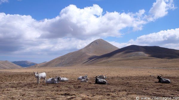 Le ‘Campo Imperatore’, haut plateau dans les Abruzzes, parfois appelé « le petit Tibet italien» Le ‘Campo Imperatore’, haut plateau dans les Abruzzes, parfois appelé « le petit Tibet italien»