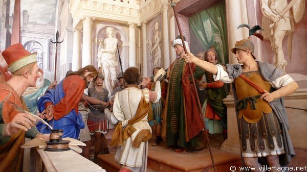Le Christ pour la première au tribunal de Ponce Pilate Le Christ pour la première au tribunal de Ponce Pilate