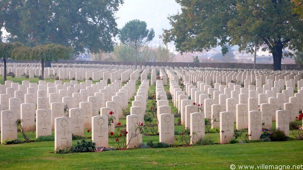 Le cimetière de Cassino Le cimetière de Cassino