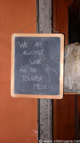 Menu touristique de Rome... ou pas Menu touristique de Rome... ou pas