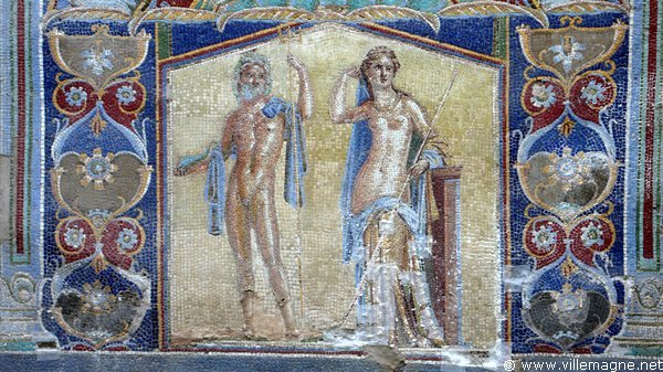 Mosaïque d’Amphitrite à Herculanum
