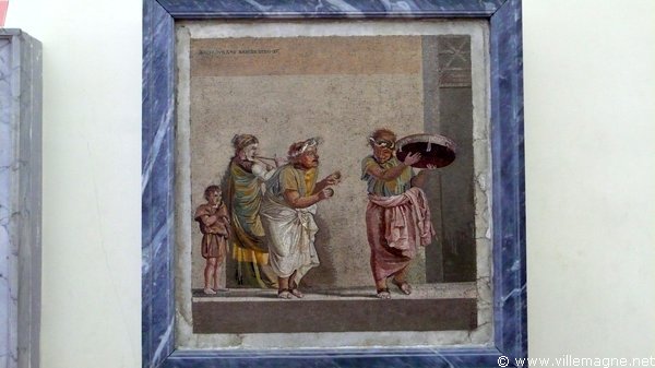 Mosaïque provenant de Pompéi - Musée archéologique de Naples Mosaïque provenant de Pompéi - Musée archéologique de Naples