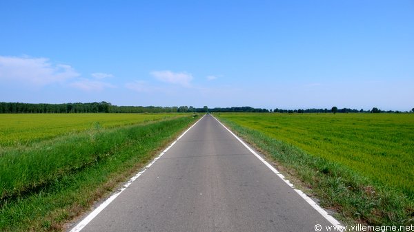Plaine du Pô entre Valeggio et Sanazzaro Plaine du Pô entre Valeggio et Sanazzaro