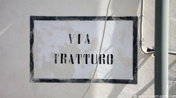 « Rue du chemin de transhumance » à San Pietro Avellana