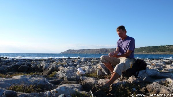 Séance de rééducation devant le cap d’Otrante Séance de rééducation devant le cap d’Otrante