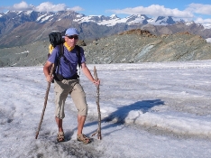 Sur le glacier du col de Saint-Théodule - 3300 mètres Sur le glacier du col de Saint-Théodule - 3300 mètres