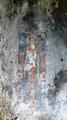 Fresque dans une église troglodytique du ravin de Massafra